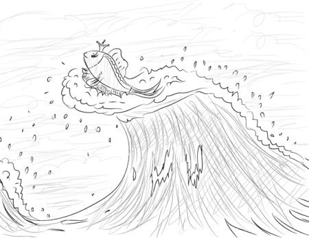 Рисунки к сказке Пушкина о рыбаке и рыбке