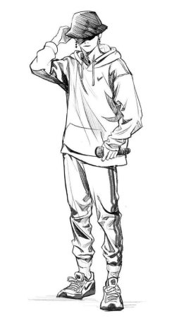 Скетчи БТС В полный рост