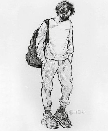 Наброски БТС В полный рост