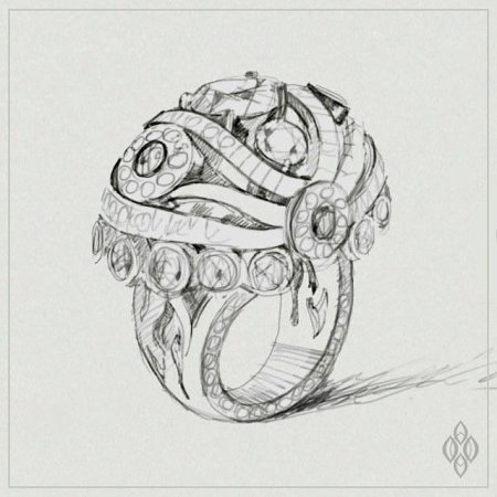 Эскизы ювелиров