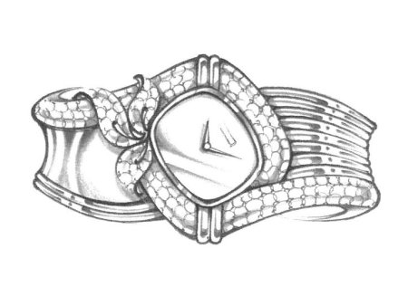 Ювелирные украшения карандашом