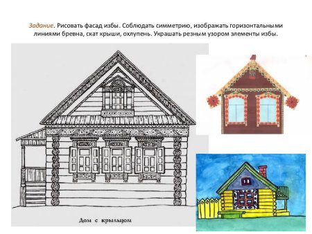 Элементы русской избы снаружи