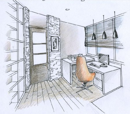 Рисунок комнаты