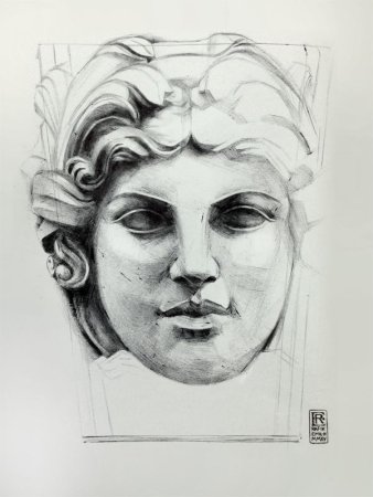 Медуза Горгона тату эскиз