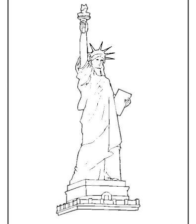 Статуя свободы эскиз