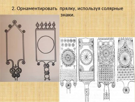 Прялка рисунок