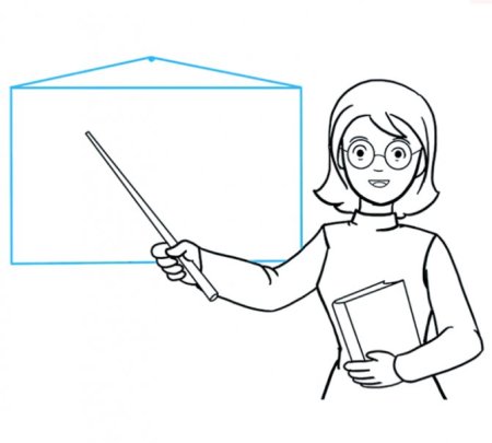 Раскраска учитель