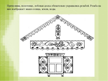 Декор русской избы причелина