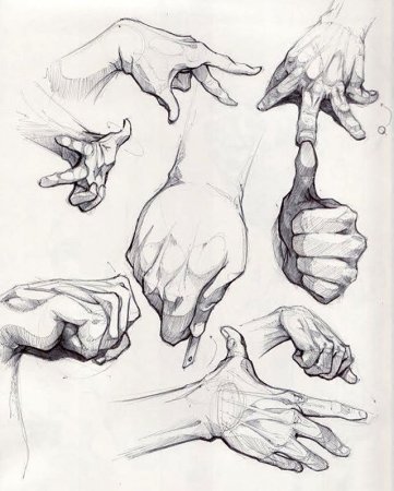 Зарисовки рук