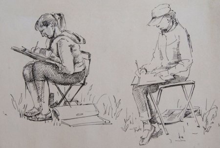 Зарисовки людей