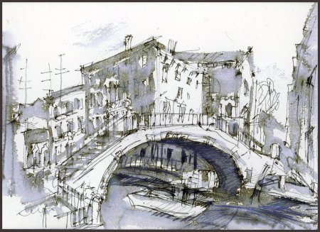 Архитектурная Графика v akvarele