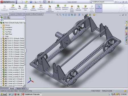 Чертеж детали в solidworks