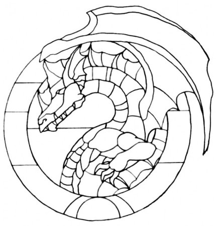 Контур для витража