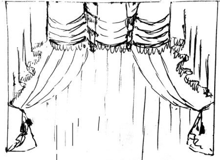 Театральный занавес эскиз