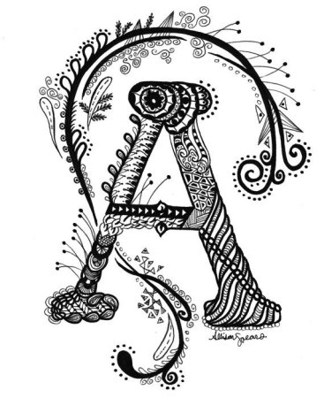 Стилизованная буква а