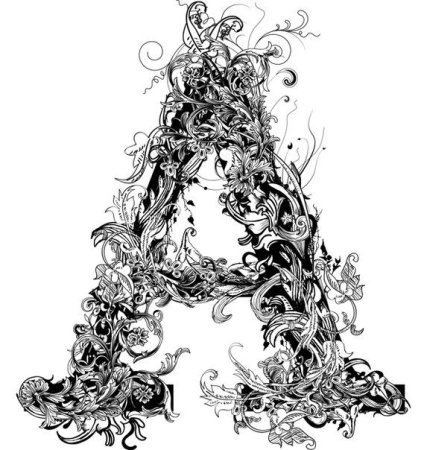 Стилизованная буква а