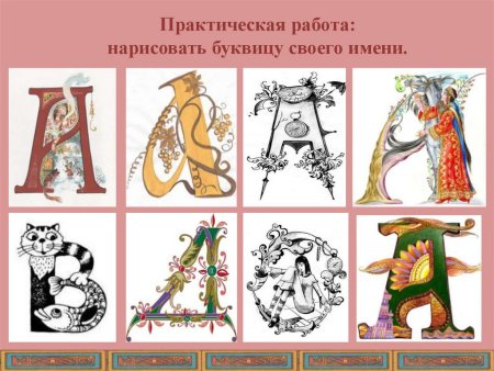 Буквица презентация