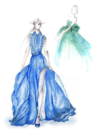 Королева Равенна набросок