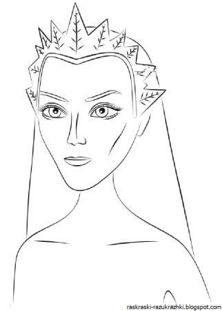 Королева Равенна набросок