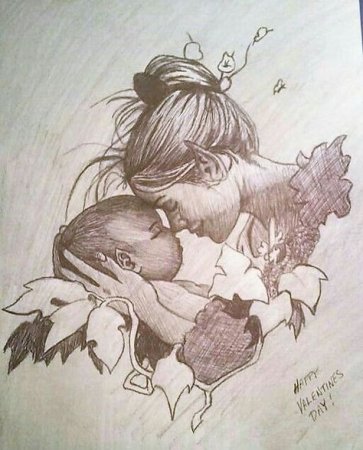 Эскиз тату мама