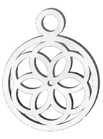 Шаблон подставки под горячее