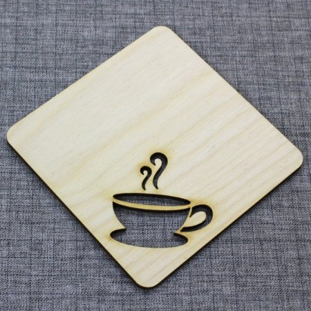 Подставка под горячее лазерная резка