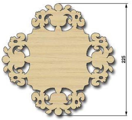 Подставка для горячего из фанеры