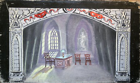 Эскиз декорации для спектакля Oriane 1935