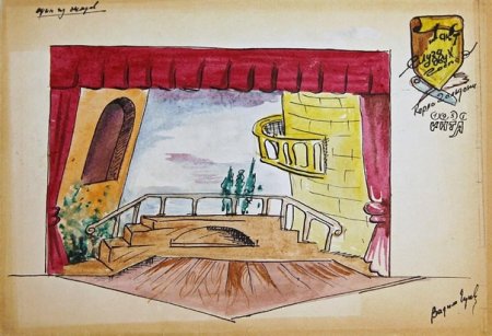 Декорации к спектаклю Ромео и Джульетта