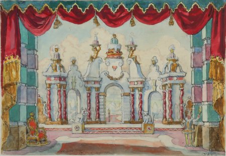 Эскиз театральной декорации