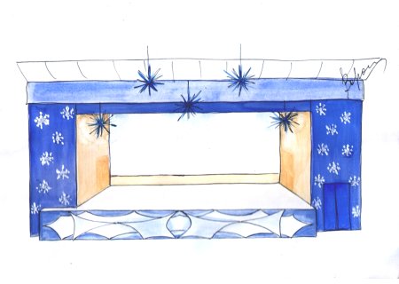 Театральный занавес эскиз