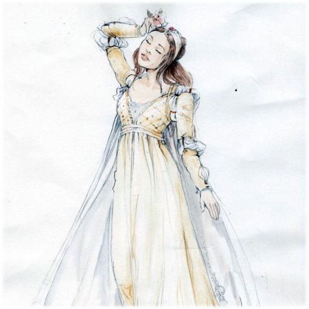 Сцена Ромео и Джульетта рисунок