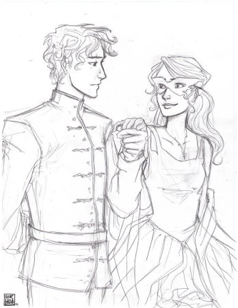 Ромео и Джульетта для срисовки