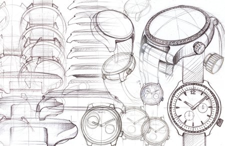 Наручные часы эскиз