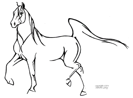 Лошадь рисунок