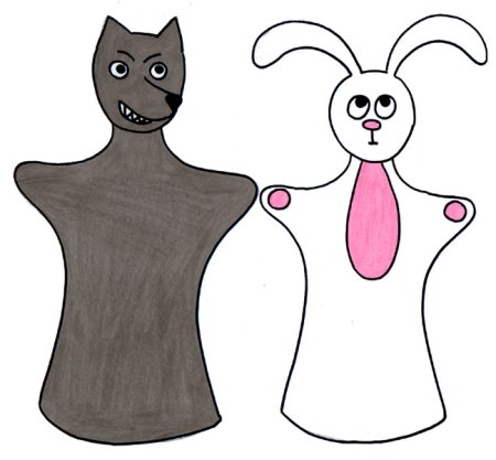 Эскиз куклы для кукольного театра