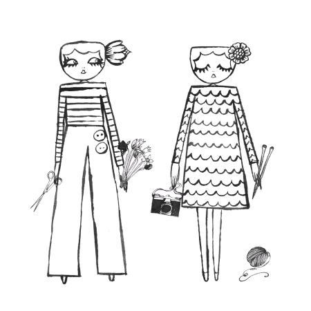 Легкий эскиз куклы