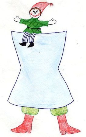 Петрушка рисунок