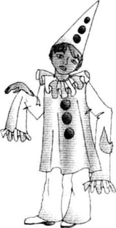 Пьеро из Буратино Театральная кукла