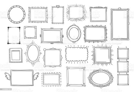 Эскизы рамок для фотографий