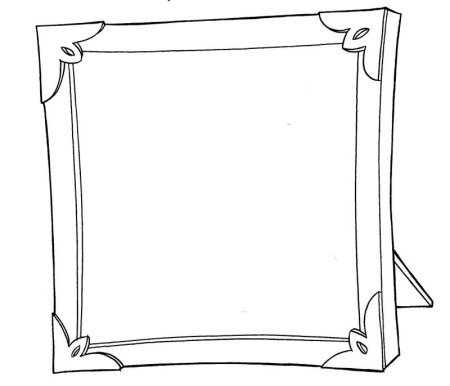 Нарисованные рамки для фотографий
