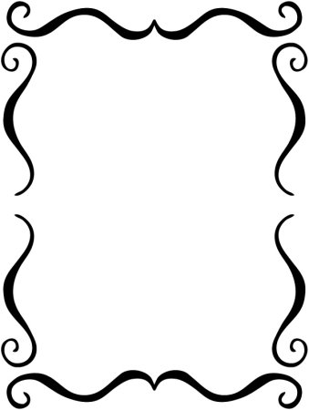 Трафареты рамок для текста