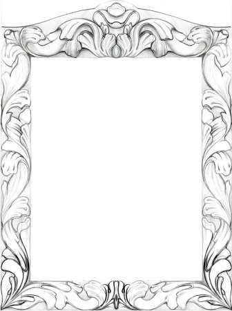 Рамка декоративная рисунок