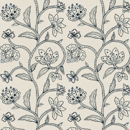 Растительный орнамент на ткани