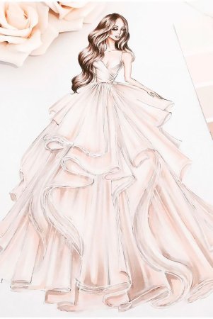 Эскизы платьев