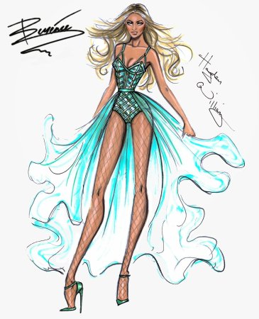 Эскизы платьев