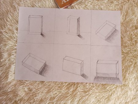 Чертеж спичечного коробка