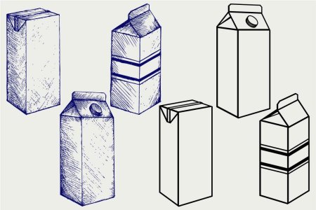 Чертеж коробки для мелких деталей