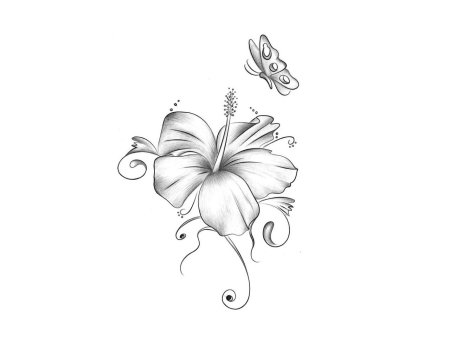 Цветочки карандашом для срисовки