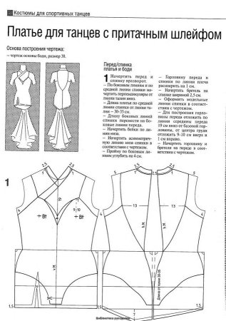 Моделирование и конструирование платья с рельефами